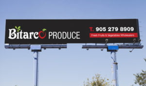 Bitarco Produce Store Sign
