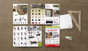 Interior Solutions Office Furniture Sale Flyer Design