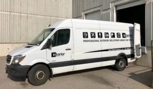 Interior Solutions vehicle graphics design