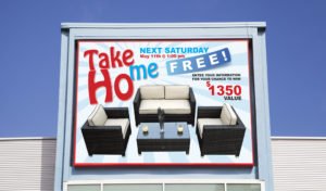 furniture store sign