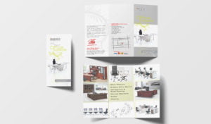 office furniture tri-fold brochre