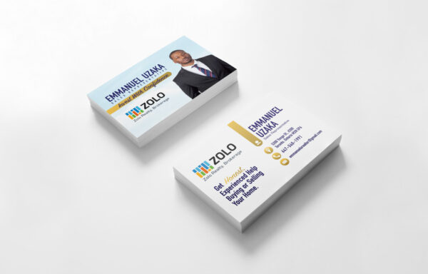 emmanuel realtor business card design