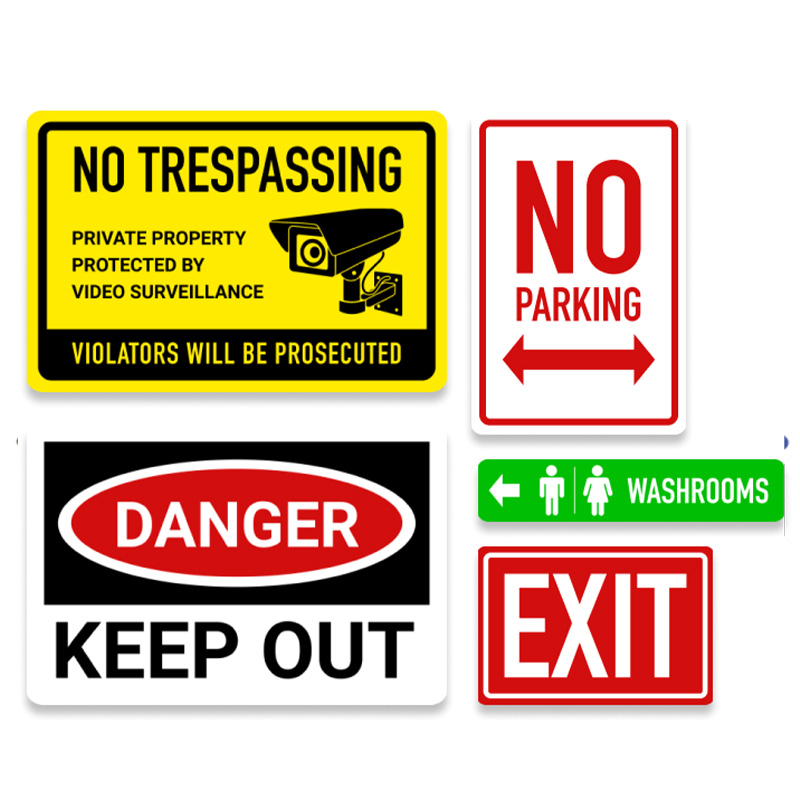 Aluminum signs