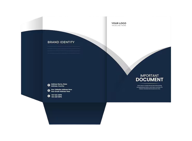 Presentation Folder Design – FluentAd | Online and Print Advertising ...